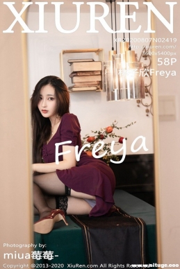 [XIUREN] 2020.08.07 NO.2419 Freya[58+1P/638M]